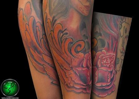 Tattoos - Organic rose tattoo - 69423